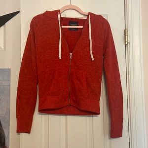 American Eagle Outfitters Crimson Red Hoodie